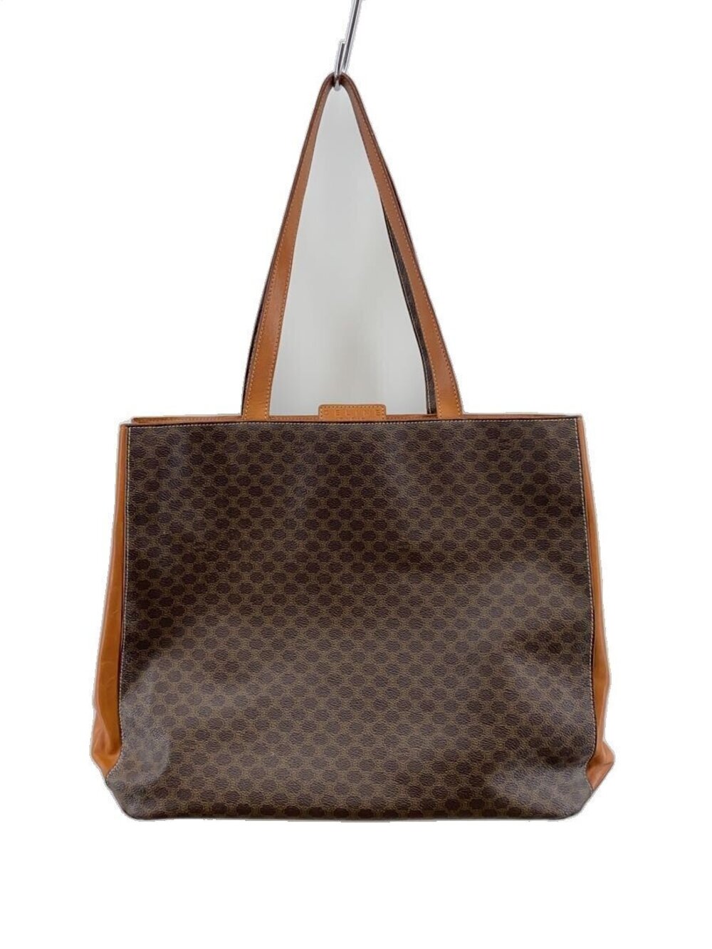 Celine Tote Macadam Bag Leather Brown